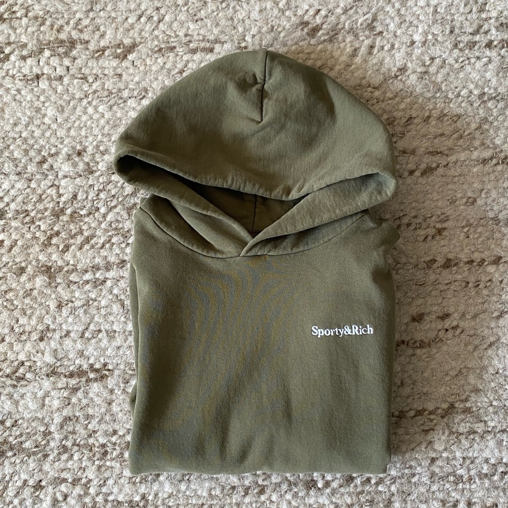 Sporty & Rich Khaki Hoodie